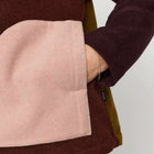Block Jacket burgundy