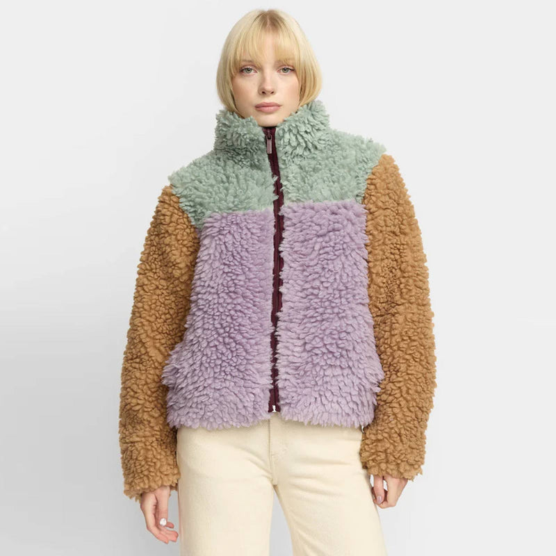 Chunky Block Teddy Jacket mint Selfhood