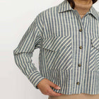 Cropped ShirtJacket blue Selfhood
