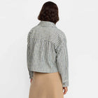 Cropped ShirtJacket blue Selfhood