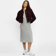 Cropped ShirtJacket burgundy Selfhood