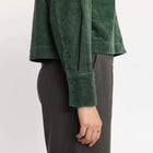 Cropped Shirt green