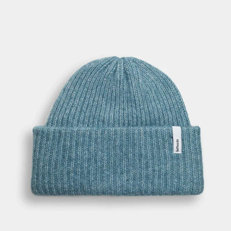 Fluffy Beanie denim-blue Selfhood