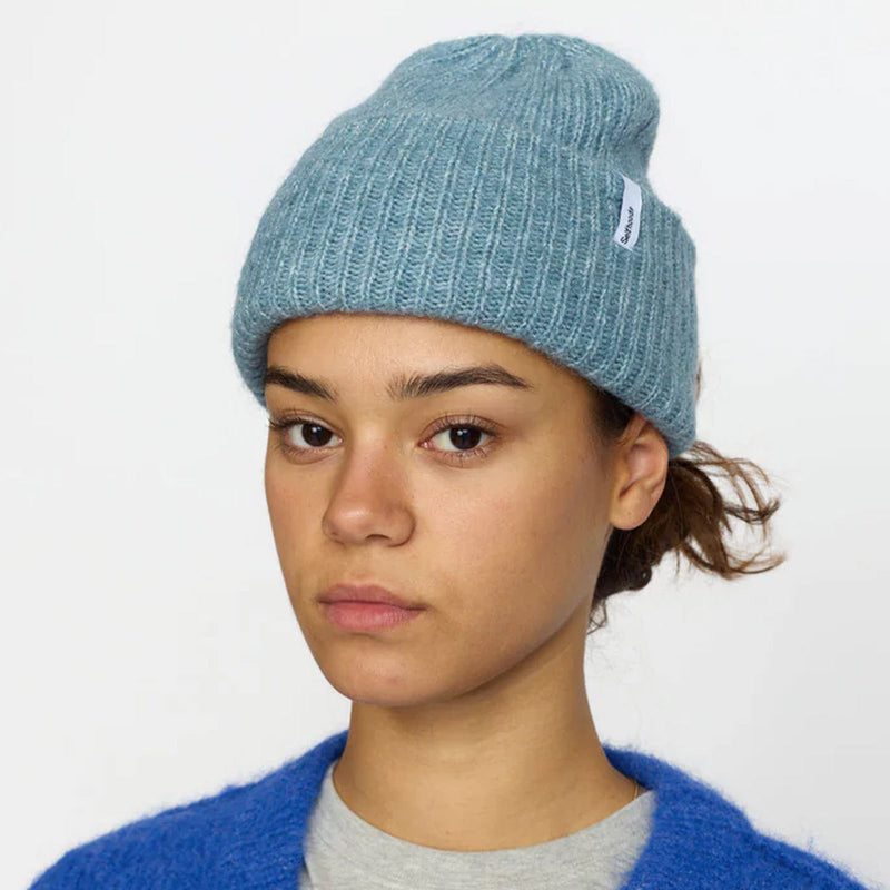 Fluffy Beanie denim-blue Selfhood