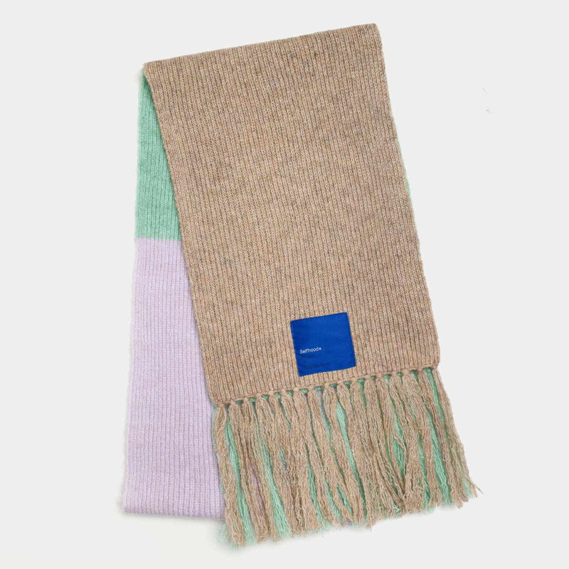 Fluffy Scarf turquoise Selfhood