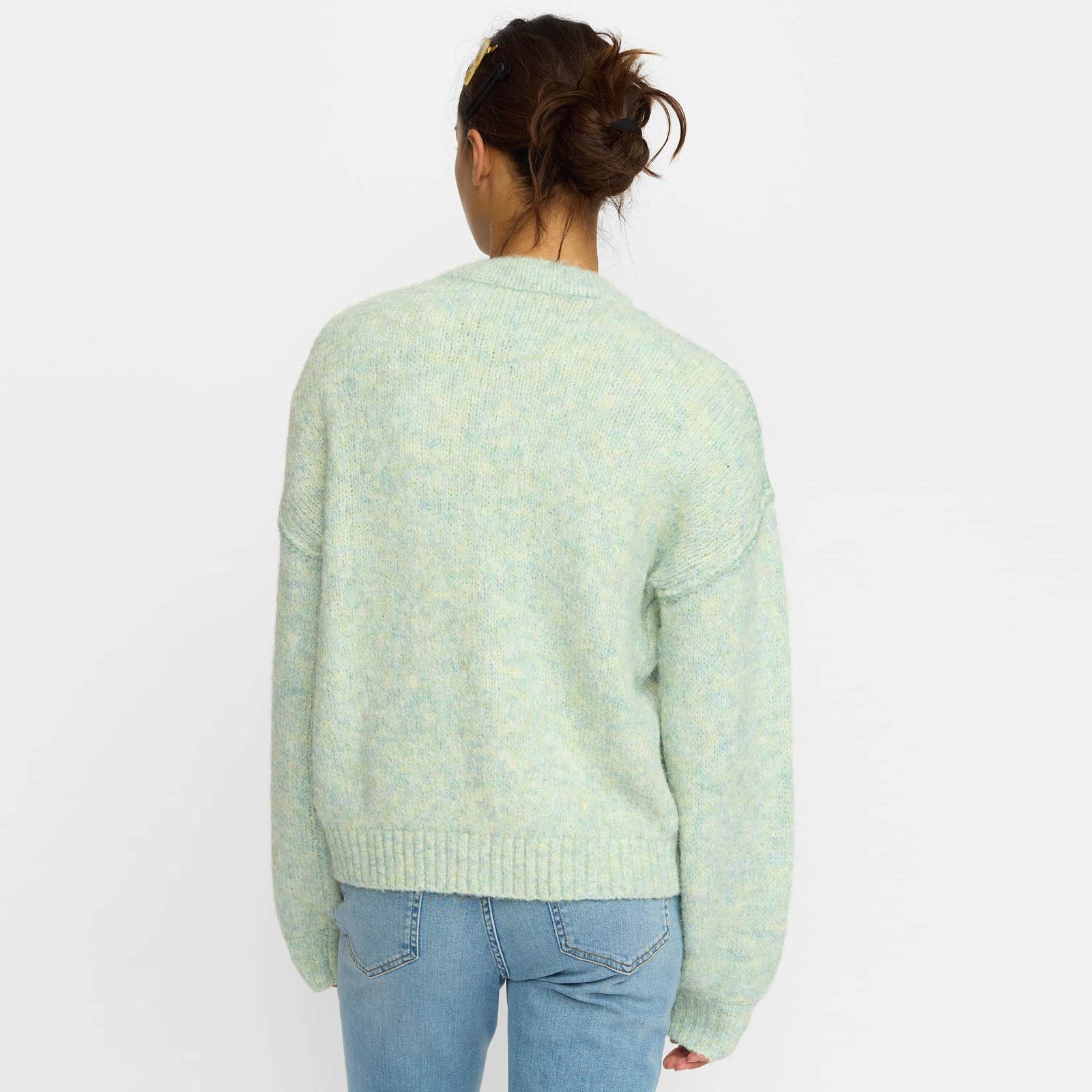 Knitted Mohair Cardigan mint Selfhood