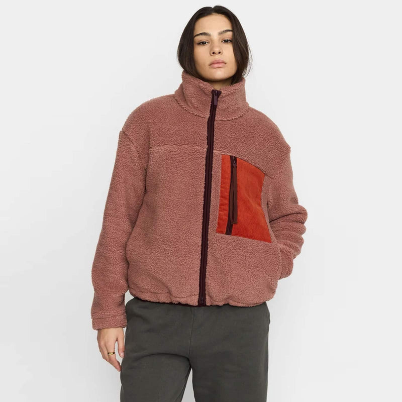 Pocket Teddy Jacket dustrose
