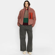 Pocket Teddy Jacket dustrose