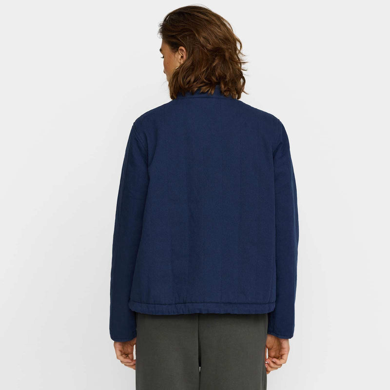 Quilted Jacket blue