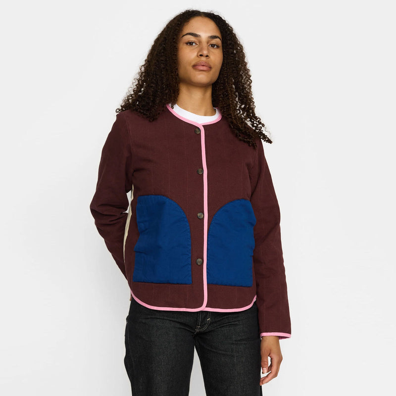 Quilted Jacket burgundy Selfhood