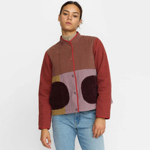Quilted Patchwork Jacket brown Selfhood