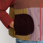 Quilted Patchwork Jacket brown Selfhood