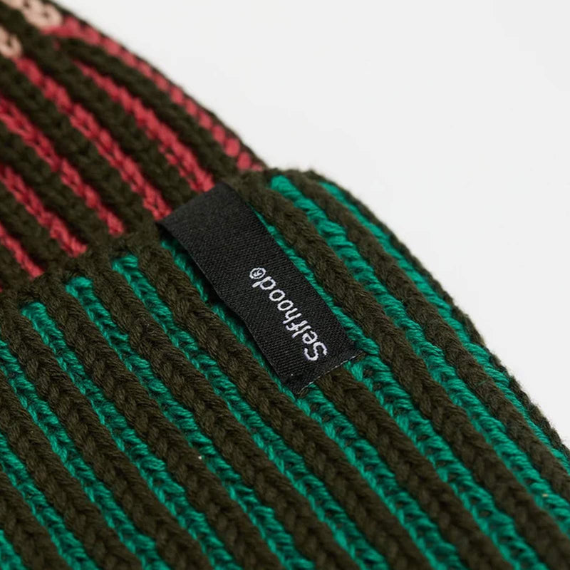 Rib Block Beanie army