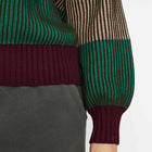 Rib Block Knit army
