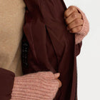 Short Puffer burgundy Selfhood
