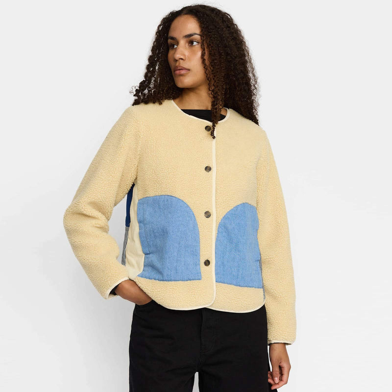 Teddy Block Jacket offwhite Selfhood