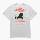 Bar & Kitchen Tee heather grey Service Works