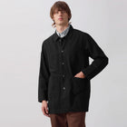 Canvas Long Shop Coat black