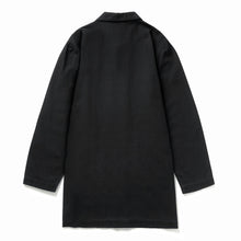 Canvas Long Shop Coat black