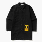Canvas Long Shop Coat black