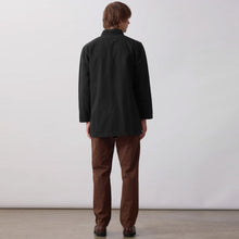 Canvas Long Shop Coat black
