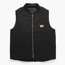 Canvas Padded Work Vest black