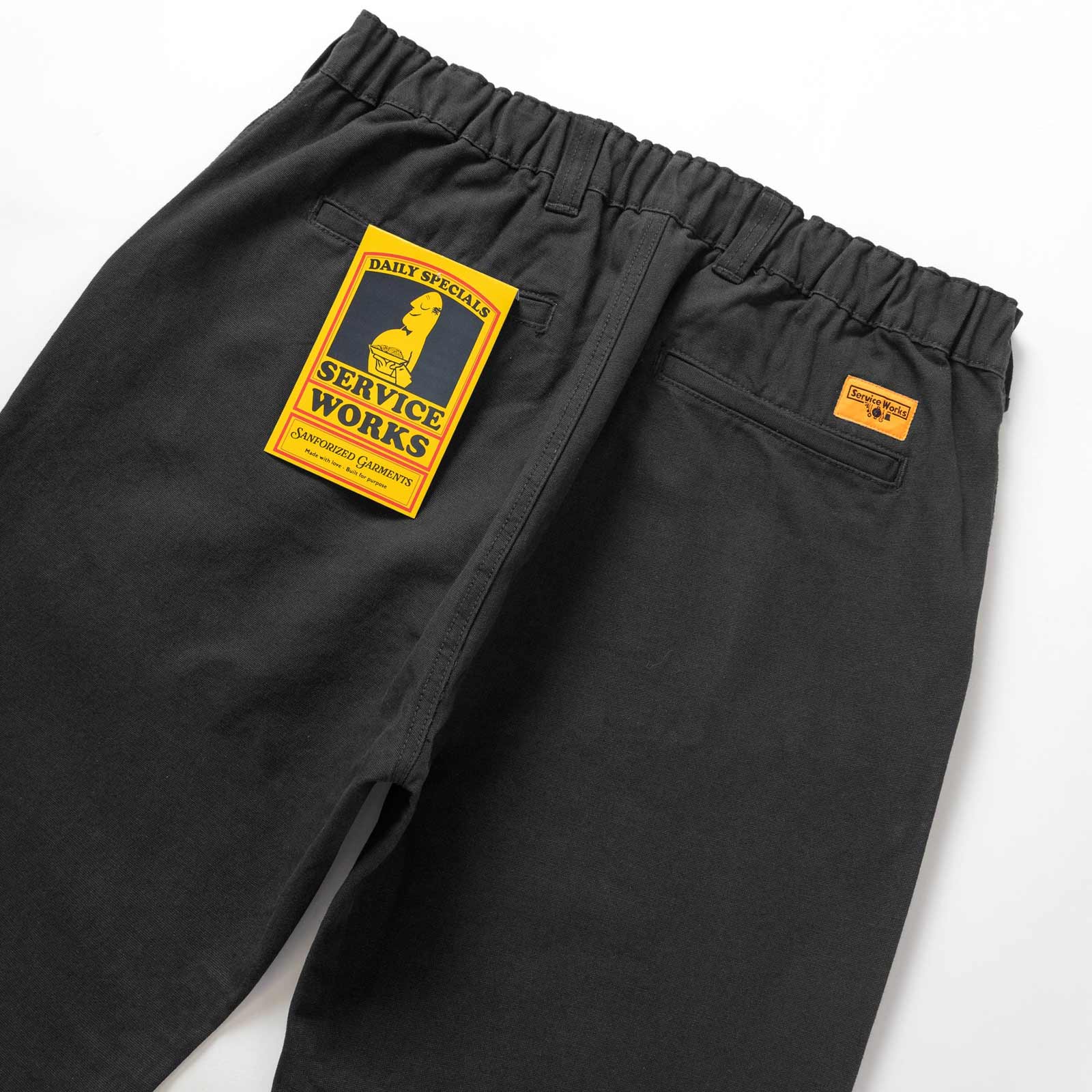 Canvas Waiter Pants black Service Works