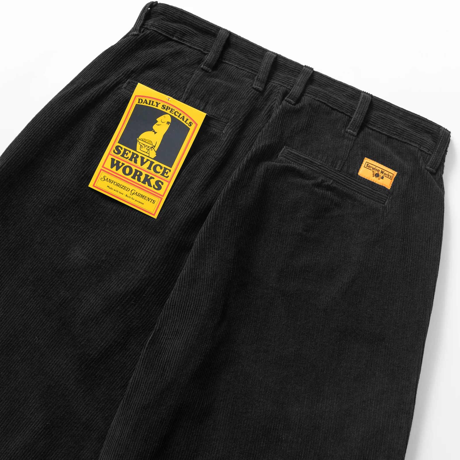 Corduroy Part Timer Pants black Service Works