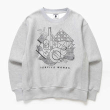 Frequent Flyer Crewneck heather grey Service Works
