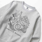 Frequent Flyer Crewneck heather grey Service Works
