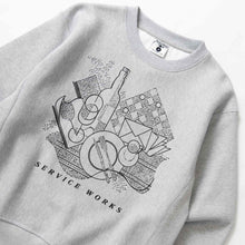Frequent Flyer Crewneck heather grey Service Works