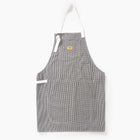 House Gingham Apron black