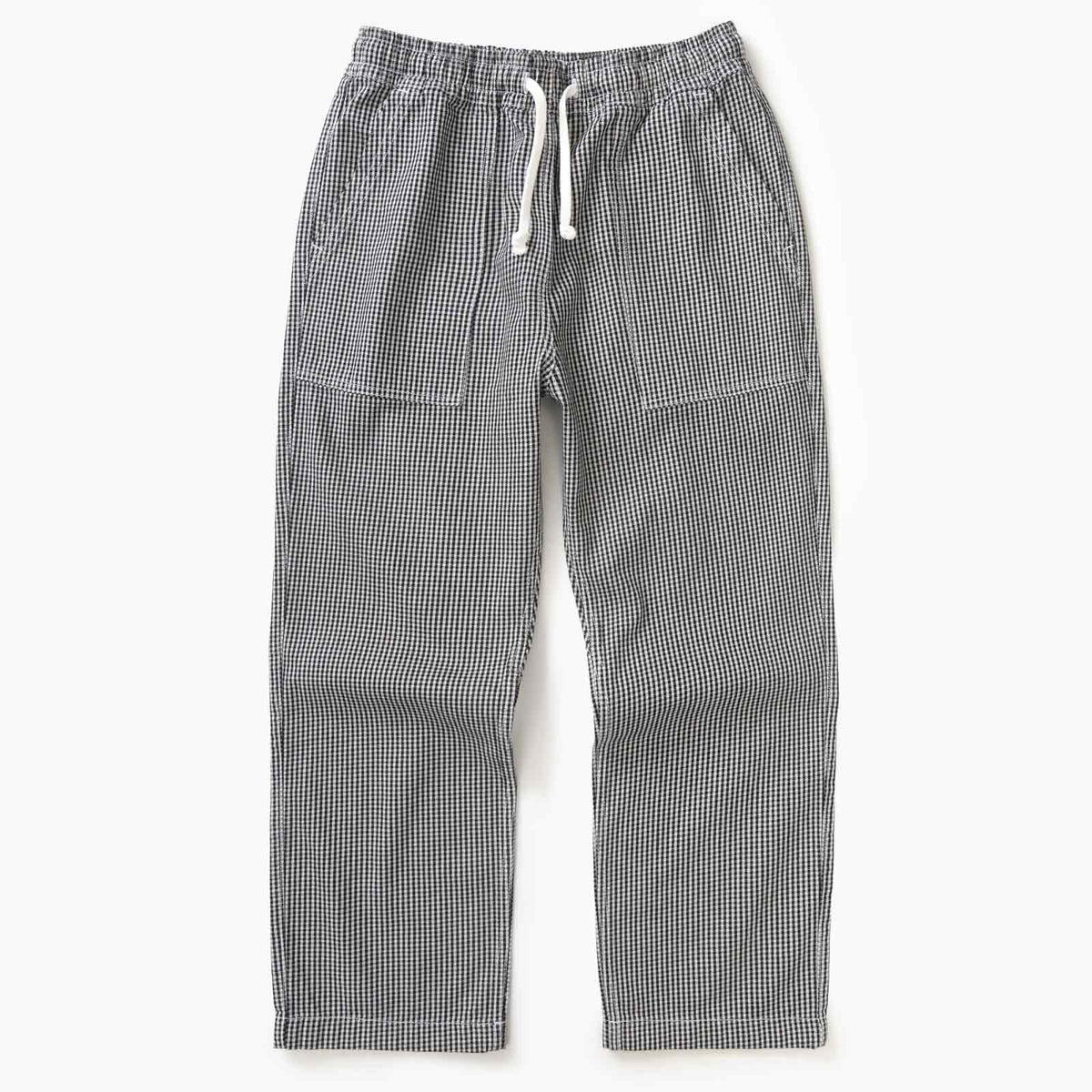 House Gingham Chef Pants black