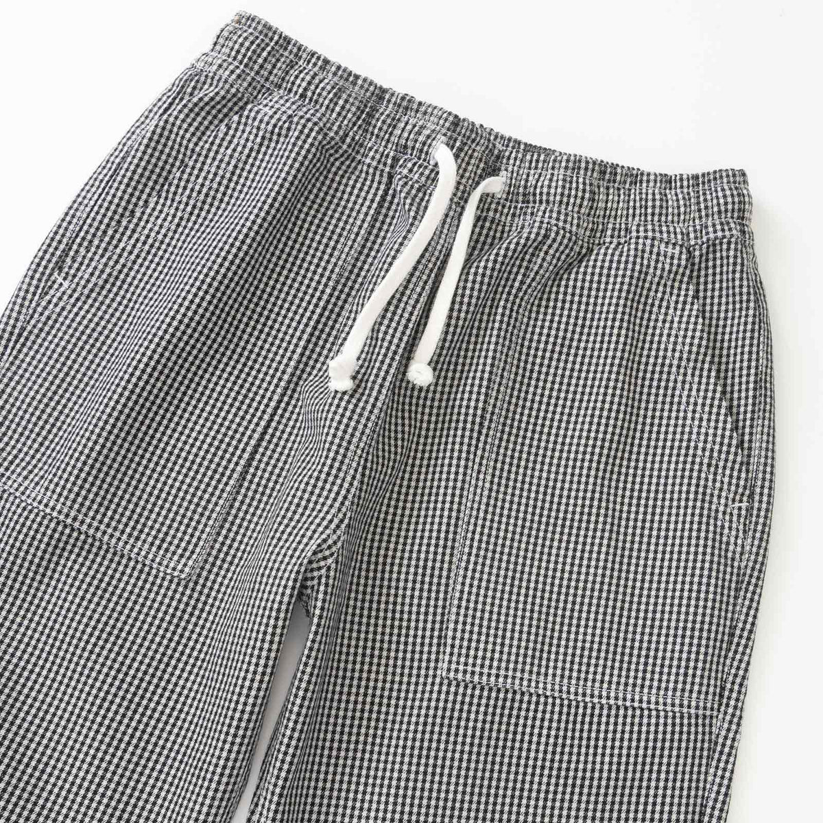 House Gingham Chef Pants black