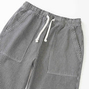 House Gingham Chef Pants black