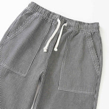House Gingham Chef Pants black
