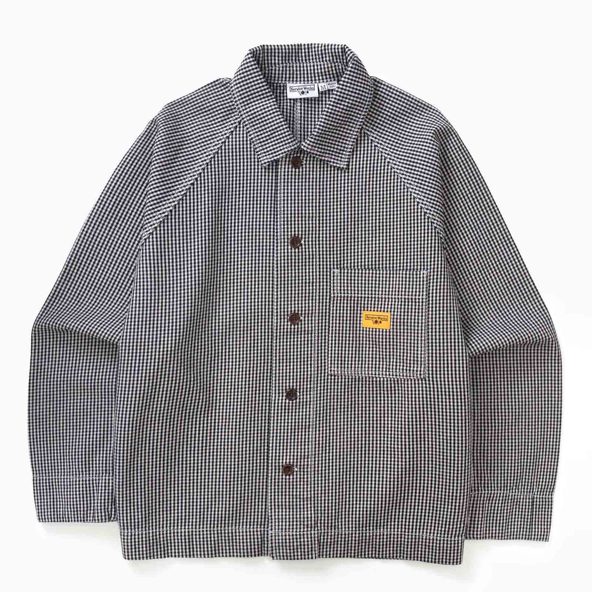 House Gingham FOH Overshirt black