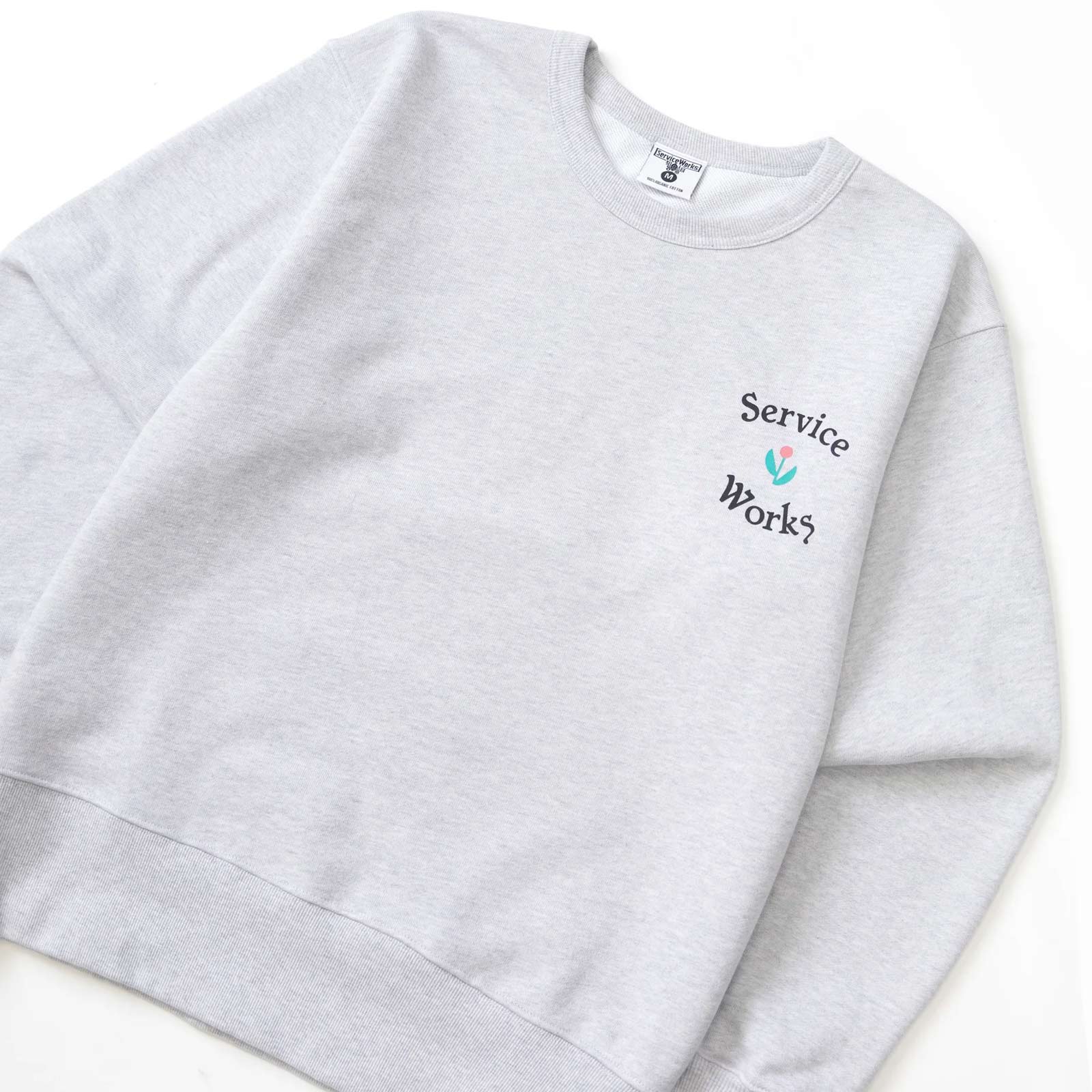 In Bloom Crewneck ash Service Works