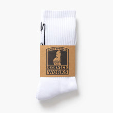 Knife & Fork Socks white Service Works