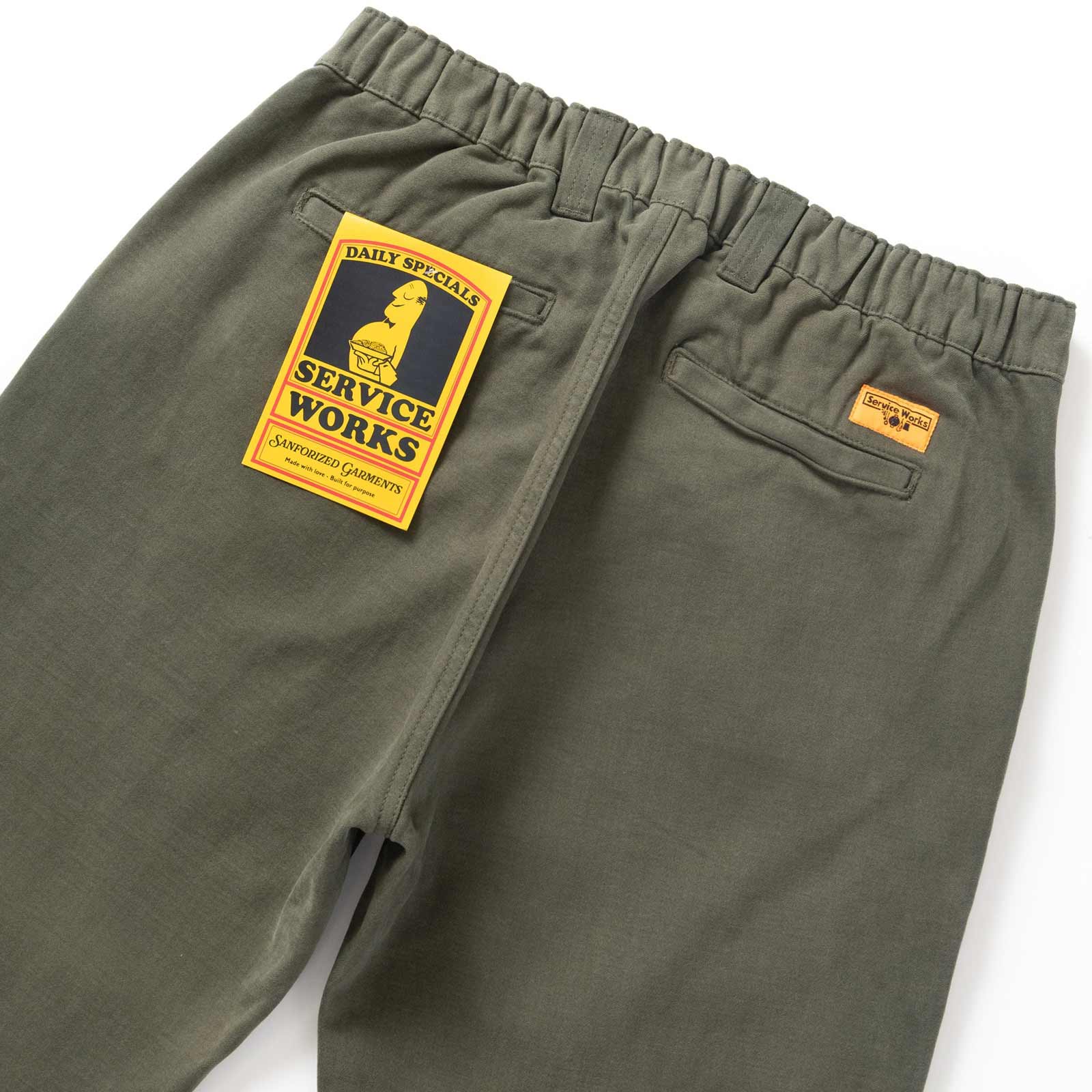 Moleskin Waiter Pants moss Service Works