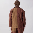 Patchwork Utility Chef Pants brown