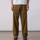Patterned Easy Chef Pants brown leopard
