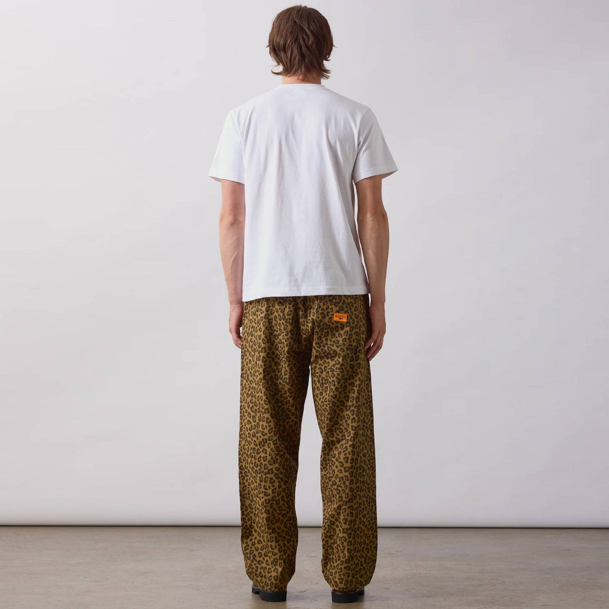 Patterned Easy Chef Pants brown leopard