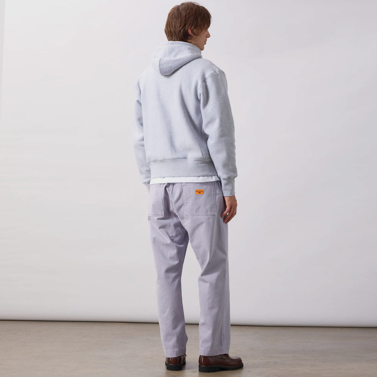 Pigment Herringbone Chef Pants lavender