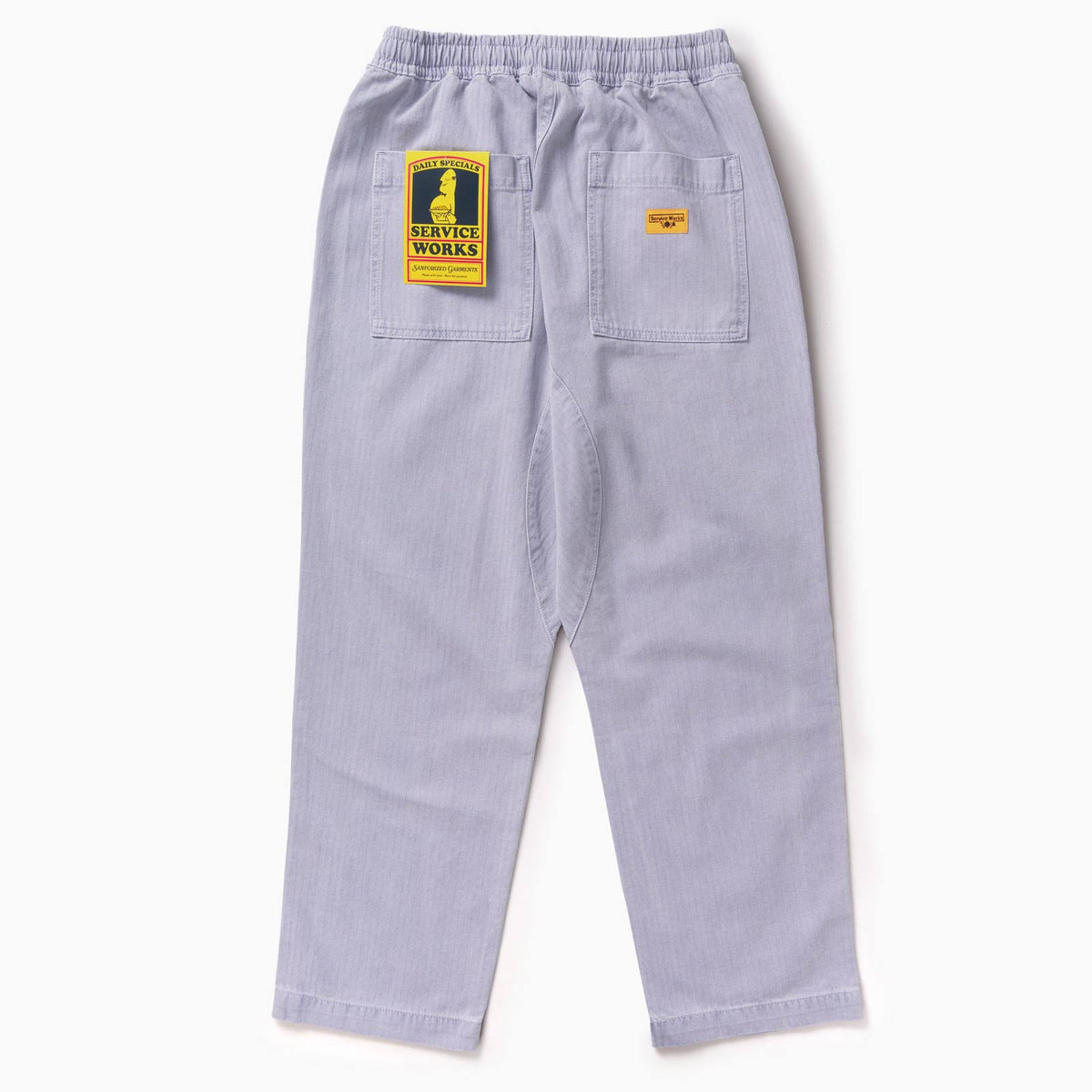 Pigment Herringbone Chef Pants lavender