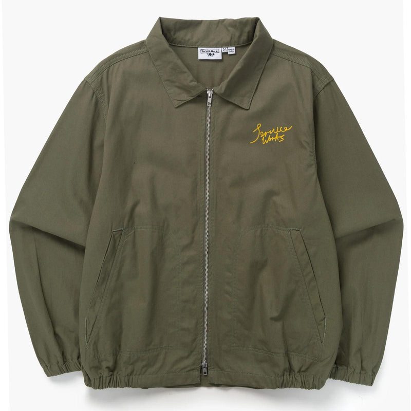 Twill Work Jacket olive Service Works