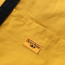 Waxed Cotton Tote Bag ochre Service Works