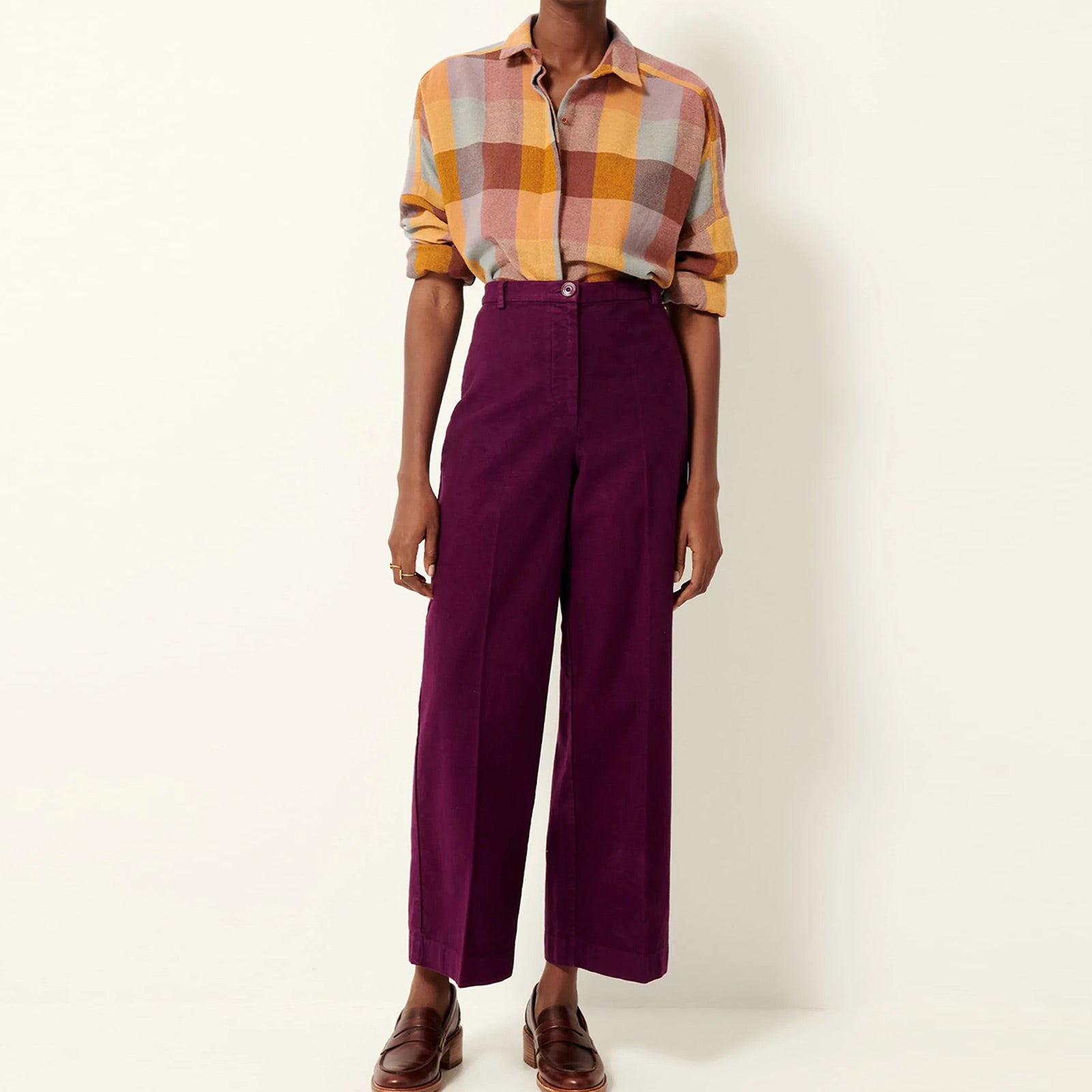 Alberpeach Pants deep purple