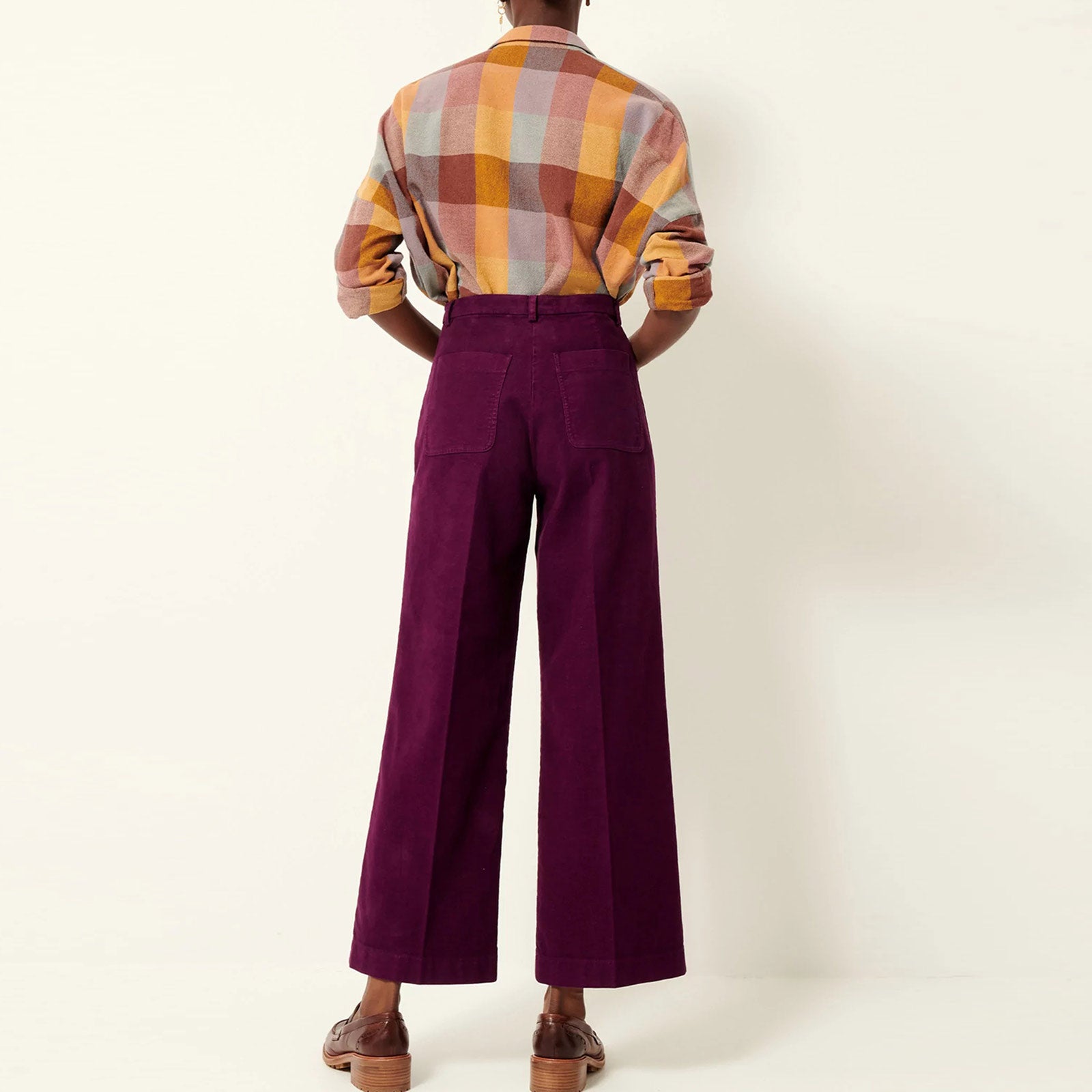 Alberpeach Pants deep purple