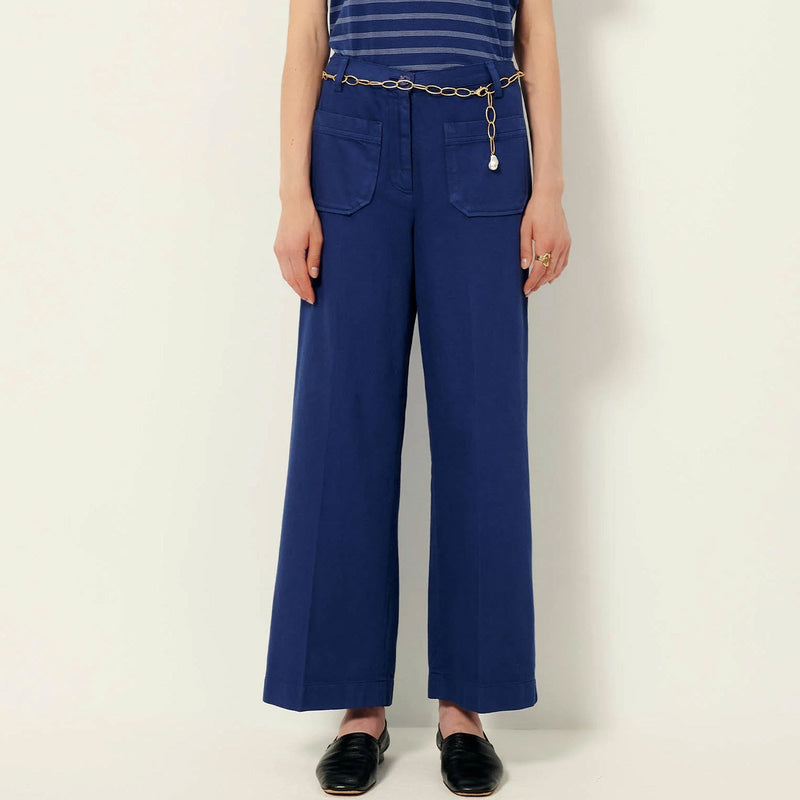 Aldricks Pants blue print Sessùn